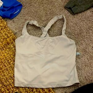 white tank top /crop top
